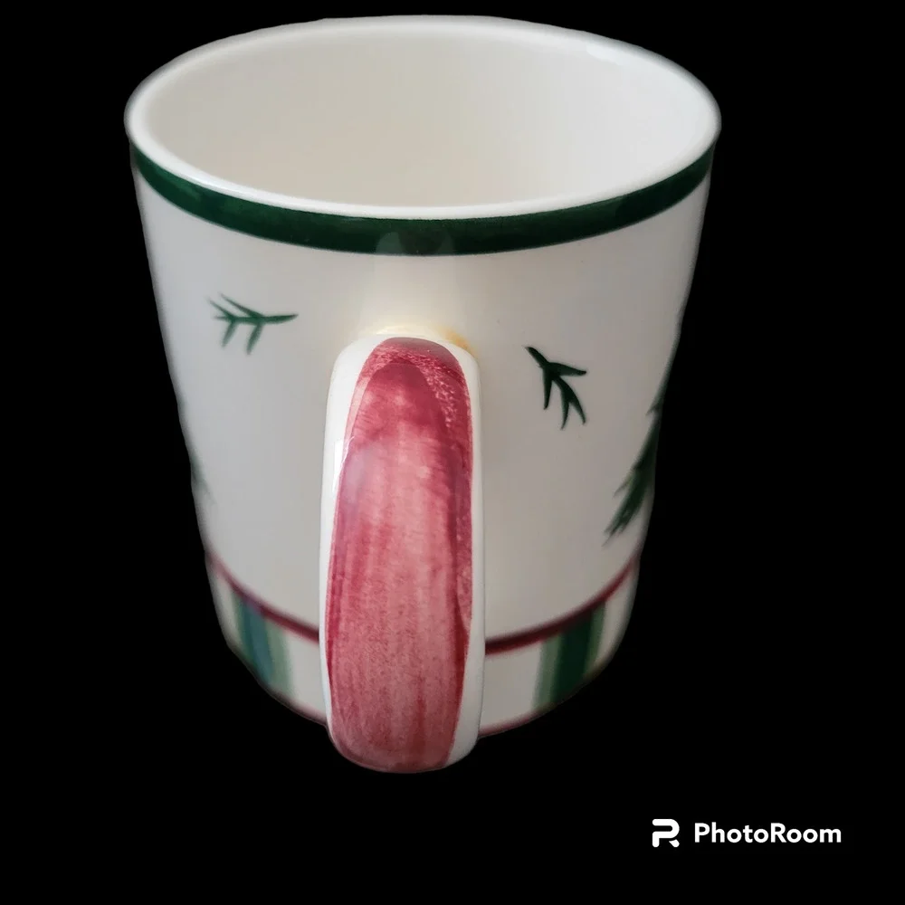 Benchmark Home Products Coffee Mug Christmas Tree Design Winter Holidays Y2K VTG